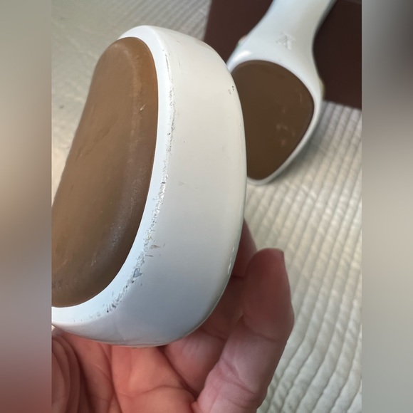 Women’s White print Louis Vuitton heels. - Picture 8 of 14